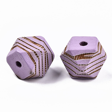 Painted Natural Wood Beads(WOOD-T021-52C-07)-2