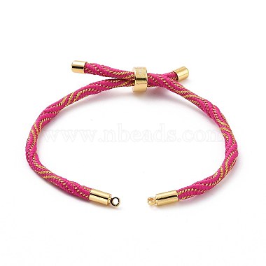Nylon Cord Silder Bracelets(MAK-C003-03G-11)-4