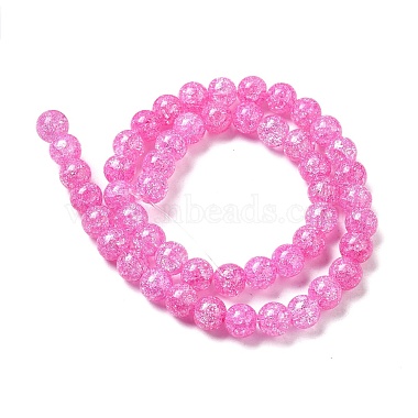 Synthetic Crackle Quartz Beads Strands(GLAA-S134-8mm-03)-2