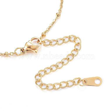 Vacuum Plating 304 Stainless Steel Necklaces(NJEW-E080-14G)-2