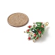 Christmas Theme Glass Seed Beads Pendants(PALLOY-TA00026)-2