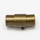 Brass Locking Tube Magnetic Clasps(KK-Q089-AB)-1