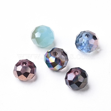 Electroplate Glass Beads/ Imitation Jade Beads(EGLA-MSMC001-03)-2
