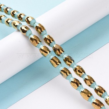 Electroplated Glass Beads Strands(GLAA-P003-D05)-2