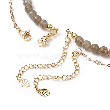Star & Moon Pendant Necklaces Sets for Women(NJEW-JN04126)-4