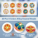 20Pcs 5 Colors Hollow Alloy Beads(ENAM-DC0001-41)-5