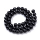 Natural Obsidian Beads Strands(G-S259-33-6mm)-2