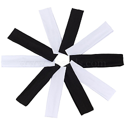 10Pcs 2 Colors Polyester Yoga Slastic Headbands, Sports Fitness Headbands, Mixed Color, 240x62x1mm, 5pcs/color(OHAR-GF0001-56)