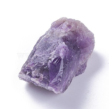 Raw Rough Natural Amethyst Nuggets Beads(G-XCP0001-19)-2