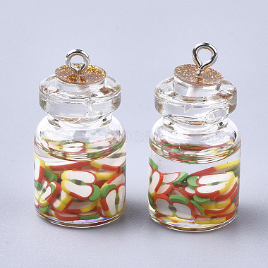 Glass Bottle Pendants(X-GLAA-T001-04C)-2