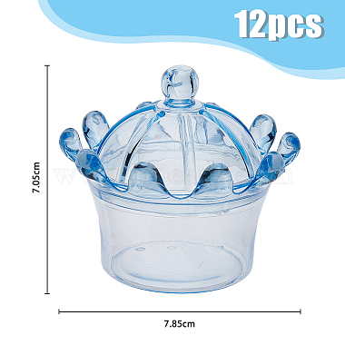 Crown Shaped Plastic Candy Box(AJEW-WH0033-08A)-2