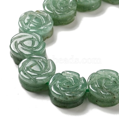 naturelles aventurine verte brins de perles(G-D475-01I)-3