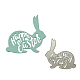 Easter Bunny Carbon Steel Cutting Dies Stencils(DIY-M011-18)-2