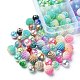385Pcs 15 Style ABS Plastic Imitation Pearl & Transparent Crackle Acrylic Beads(OACR-YW0001-46)-2