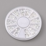 10G Iron Nail Art Decoration,  DIY Decoration Manicure Design Accessories, with Round Bead Container, Marine Animal, Silver, 58x7mm(FIND-WH0143-43B)