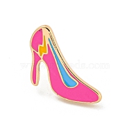 Alloy Brooches, Enamel Pins, for Backpack Cloth, Shoes, 19x19.5x2mm(JEWB-M038-04C)