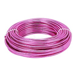 Round Aluminum Wire, for Jewelry Making, Camellia, 4 Gauge, 5.0mm, about 32.8 Feet(10m)/500g(AW-BC0007-5.0mm-15)