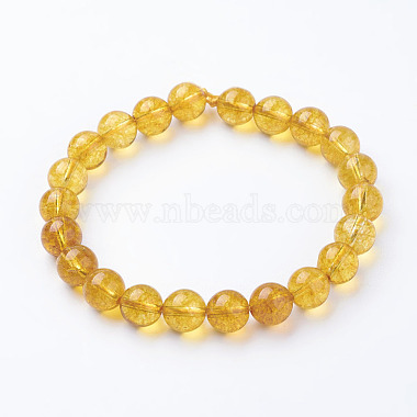 Natural Quartz Crystal Beads Strands(X-G-C076-8mm-6)-2