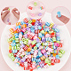 3Sets 300Pcs Stripe Resin Beads(RESI-SP0001-22)-5