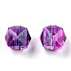Two Tone Transparent Spray Painted Acrylic Beads(ACRP-TD002-03)-2