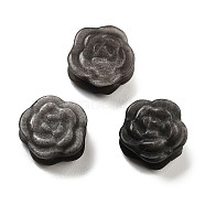 Natural Golden Obsidian Beads, Flower, 13.5~16x13~16x7.5~9.5mm, Hole: 1.6mm(G-H007-01D)