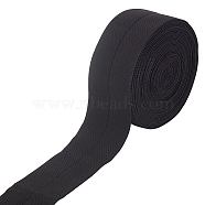 BENECREAT Flat Elastic Rubber Cord/Band, Webbing Garment Sewing Accessories, Black, 60mm(OCOR-BC0001-28B)