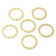 Alloy Linkings Rings, Round Ring, Golden, 32.5x2mm, Hole: 2.3mm(FIND-B021-03G)