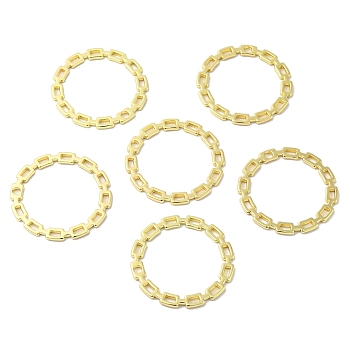 Alloy Linkings Rings, Round Ring, Golden, 32.5x2mm, Hole: 2.3mm