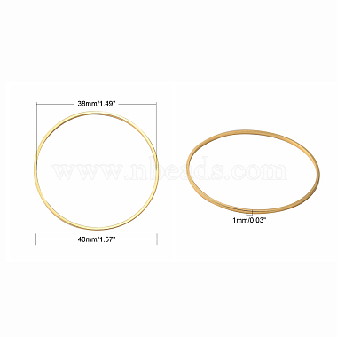 Brass Linking Rings(KK-Y003-03L-G)-2