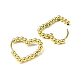 Ion Plating(IP) Real 18K Gold Plated 316 Stainless Steel Hoop Earrings(EJEW-L267-005G-02)-2