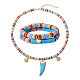Эластичные браслеты и комплекты украшений с подвесками(SJEW-SZ0001-001)-1