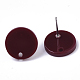 Cellulose Acetate(Resin) Stud Earring Findings(KY-R022-018)-4