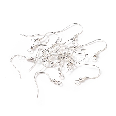 925 Sterling Silver Earring Hooks(STER-G011-16)-2