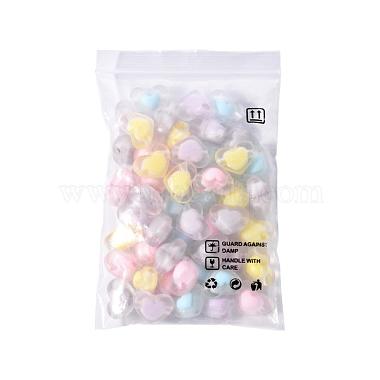 50Pcs 5 Colors Transparent Acrylic Beads(TACR-CC0001-02)-8