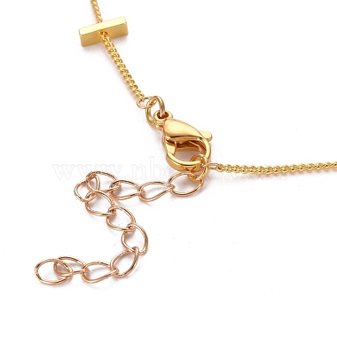 Brass Twisted Chain Curb Chain Necklaces(NJEW-JN03092-03)-3