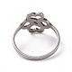 201 Stainless Steel Hollow Flower Finger Ring for Women(RJEW-J051-13P)-3