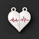 магнитные застежки из сплава с сердечком(FIND-C013-01C)-1