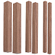 6pcs 3 styles de b&acirc;tons en bois(WOOD-OC0003-85)-1