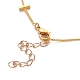 Brass Twisted Chain Curb Chain Necklaces(NJEW-JN03092-03)-3