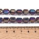 Electroplate Transparent Column Glass Beads Strands(EGLA-A043-02-HP02)-4