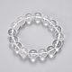 Natural Quartz Crystal Beaded Stretch Bracelets(BJEW-Q692-46-8mm)-1