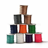 Waxed Polyester Cord, for Jewelry Making, Round, Mixed Color, 2mm, 100 yards/roll(YC-C002-02)