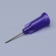 Plastic Fluid Precision Blunt Needle Dispense Tips, Dark Slate Blue, Lumen: 0.52mm, 30x7.5mm, External Dia: 0.81mm(TOOL-WH0016-07I)
