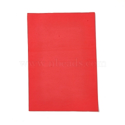 EVA Sheet Foam Paper, with Adhesive Back, Rectangle, Red, 30x21x0.1cm(X-AJEW-WH0104-79D)