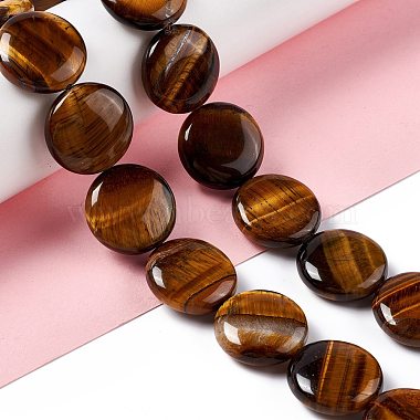 Natural Tiger Eye Beads Strands(G375-26)-2