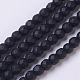 Synthetic Black Stone Beads Strands(G-C059-4mm-1)-1