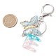 Butterfly Shape Resin & Acrylic Keychain(X1-KEYC-JKC01067-05)-3