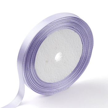 Single Face Satin Ribbon, Polyester Ribbon, Lilac, 3/8 inch(10mm), about 25yards/roll(22.86m/roll), 10rolls/group, 250yards/group(228.6m/group)