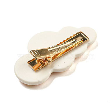 Cute Cloud Resin Alligator Hair Clips(AJEW-U004-04E)-2