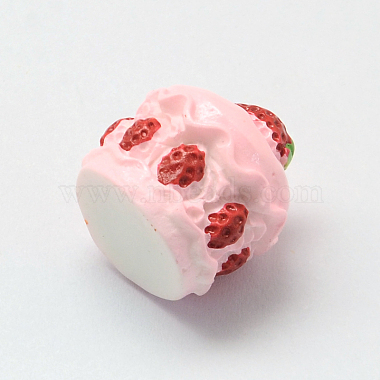 Strawberry Cake Resin Decoden Cabochons(X-CRES-R183-05B)-4